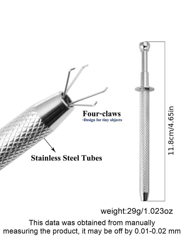 Stainless Steel Ball Bead Holder,  Exquisite Ball Bead Holder, Piercing Jewelry Making Grasping Tool for Women & Men