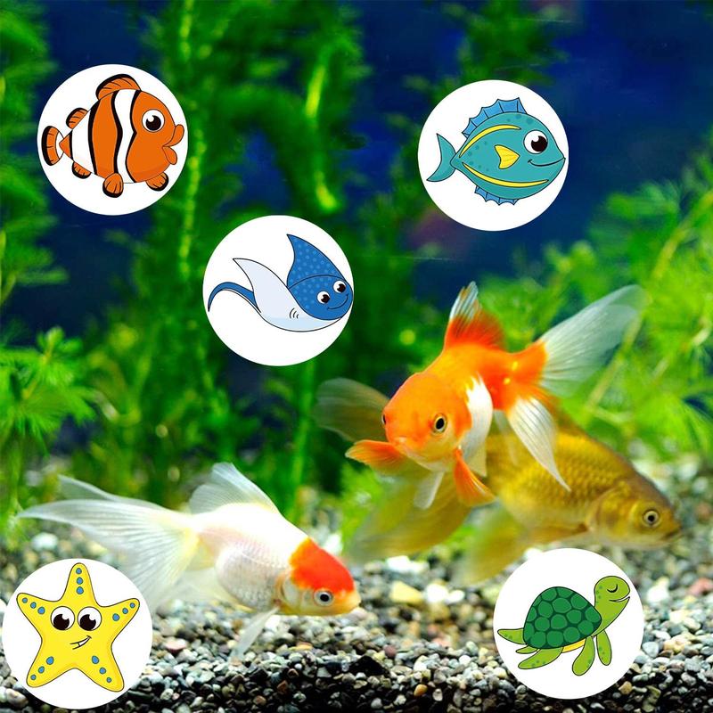 500pcs roll Cartoon Marine Life Pattern Sticker, Creative Multi-purpose Sticker For DIY Craft, Self-adhesive Gift Tag Sticker