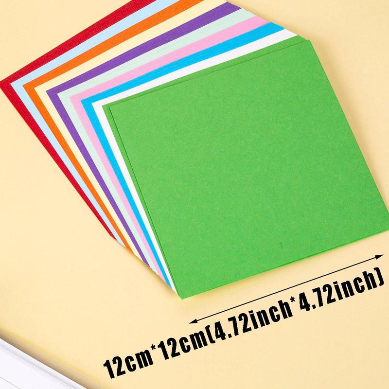 Colorful Origami Paper (100sheets), Creative Double-sided Handmade Paper, Specialty DIY Supplies for Making Paper Airplanes and Other Crafts