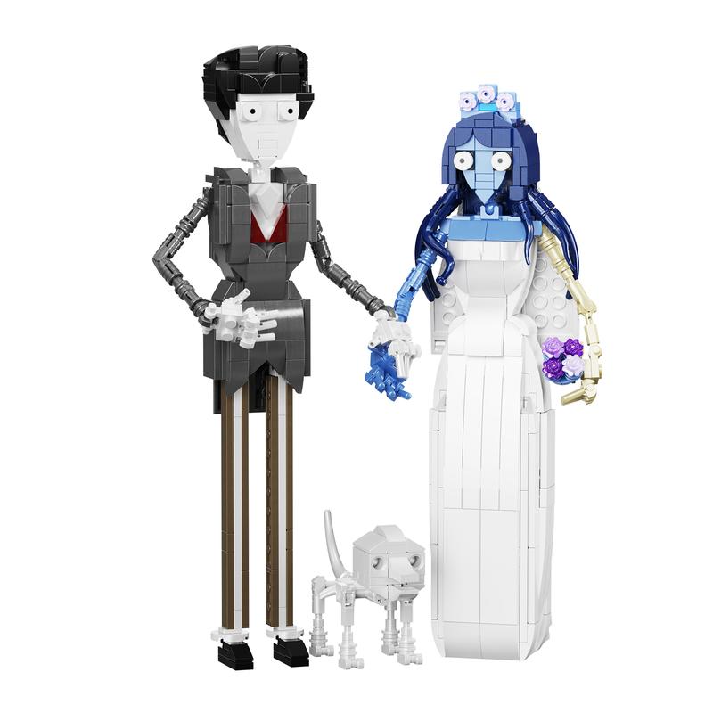 Corpse Bride 2 in 1 Film Figures Building Blocks Set, Perfect Halloween Toys and Gifts for Fans and Kids (616 pcs)