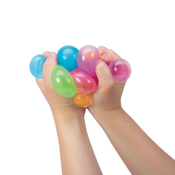 Schylling NeeDoh Stickums - 12 Pack Glow in the Dark Sticky NeeDoh Globs for Age 3+