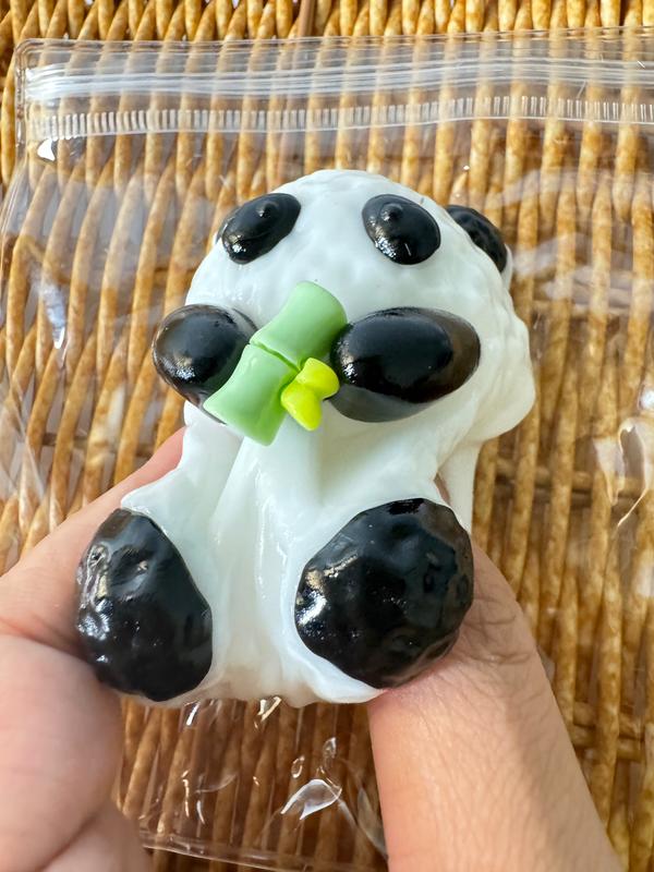 2025 New Panda Squishy Cute Panda taba Squishy Soft& Sticky Squezze toys Stress Relief Toy