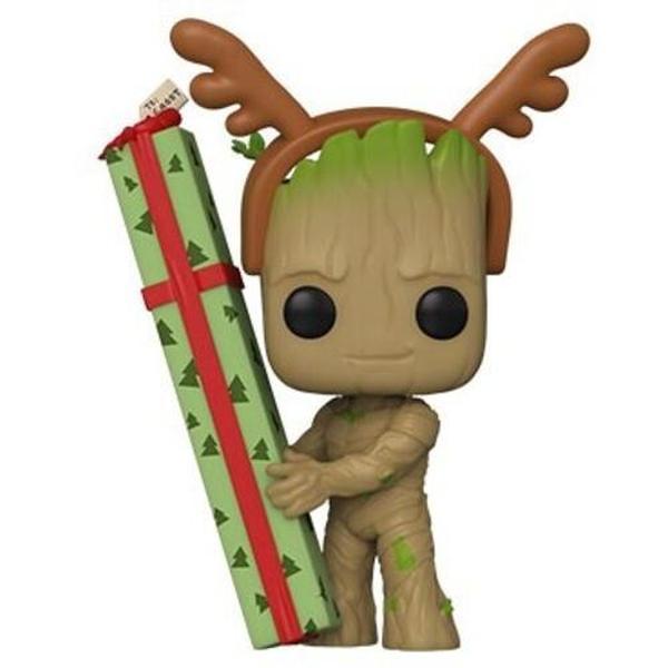 FUNKO POP! MARVEL: Guardians of the Galaxy - Holiday Special - Groot  [Collectible Figurine Statue Bust] Vinyl figurine statue