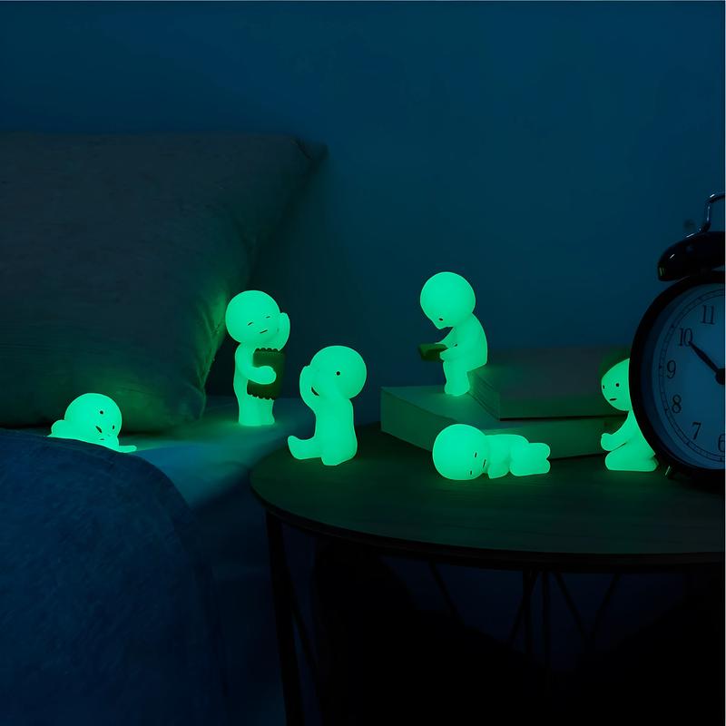 Dreams Smiski Glow in The Dark Figure, Smiski Living Series, Random Style, Blind Box