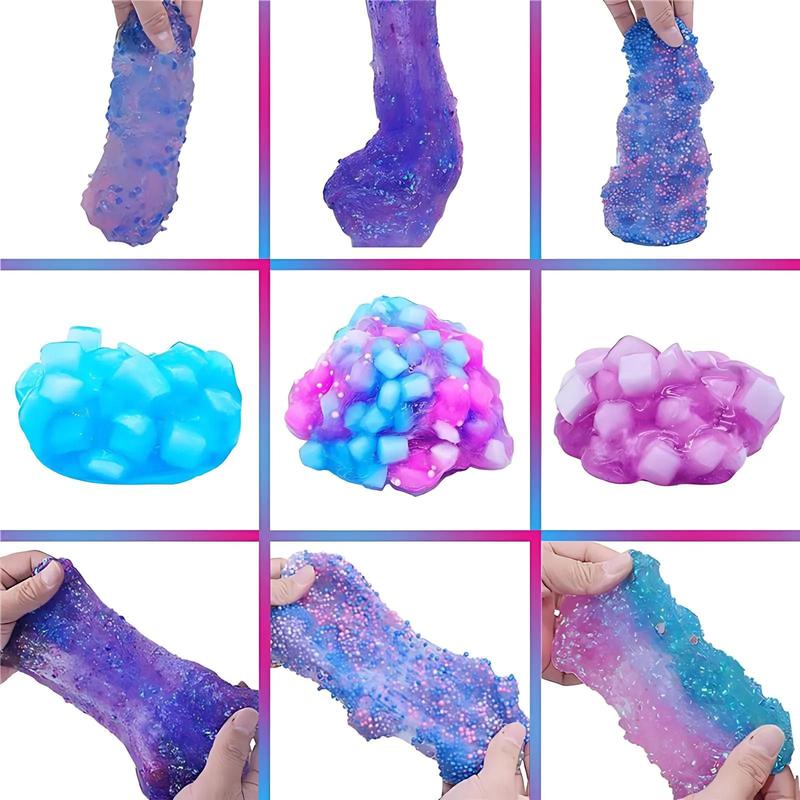 NEW Halloween Christmas Unicorn Slime Kit for Girls 4-12,Supplies Makes Butter Slime