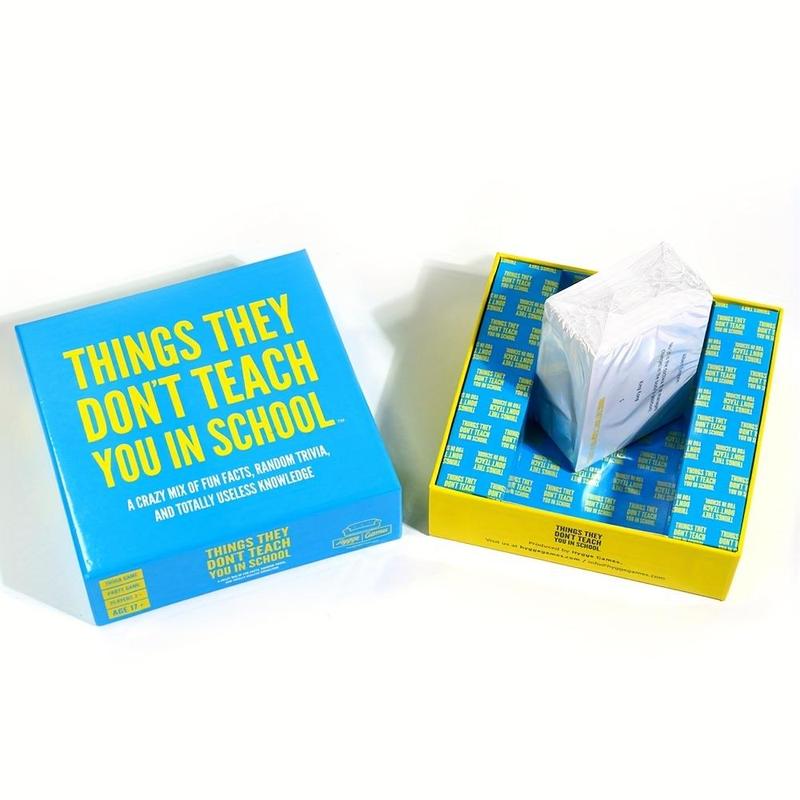 School Themed Party Trivia Game, 1 Box Creative Funny Game Box, Holiday Party Fun Game Box, Party Gift, Birthday Party Supplies