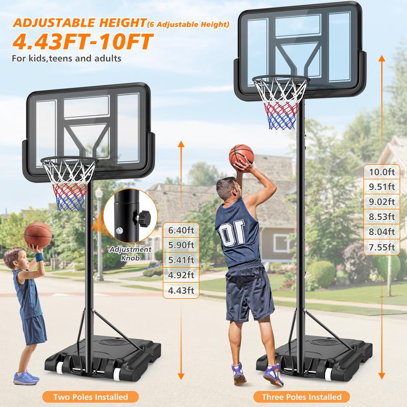 Bearbro Basketball Hoop System with 44