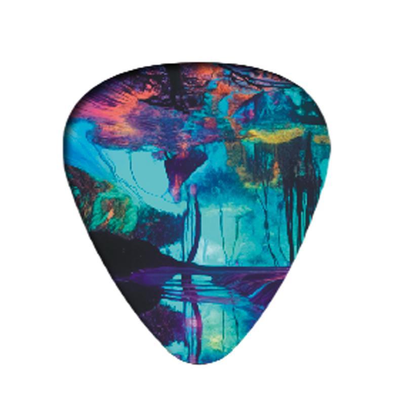 Marble Pattern Guitar Pick (12pcs set), Colorful Double Sided Printed Guitar Pick, Music Accessories For Guitar Ukulele Banjo