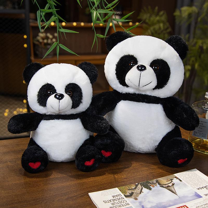 2Sizes LED Panda Plush Toys, 1 Count Glow In The Dark Panda Toys Lighting Up Stuffed Animal Kawaii Plushies Glowing Panda Birthday Gift