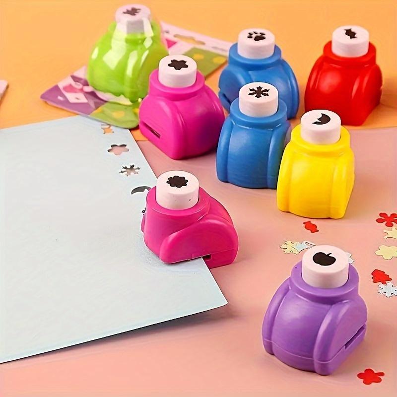 Mini Embossing and Paper Punch Set, 10pcs set Random Portable Craft Punch Tools for DIY Scrapbooking, Greeting Cards & Journal Decorating