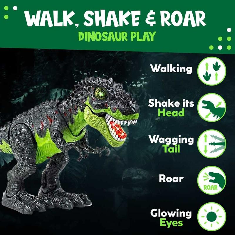 Toysery Tyrannosaurus T-Rex Walking Dinosaur Kids Toy