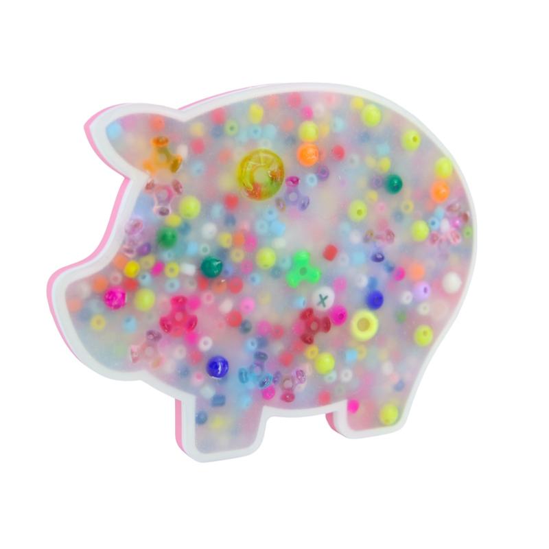 Piggy Picky Party Pad and Tray- Satisfy Your Urge to Pick, Pop and Peel Stress-Free!