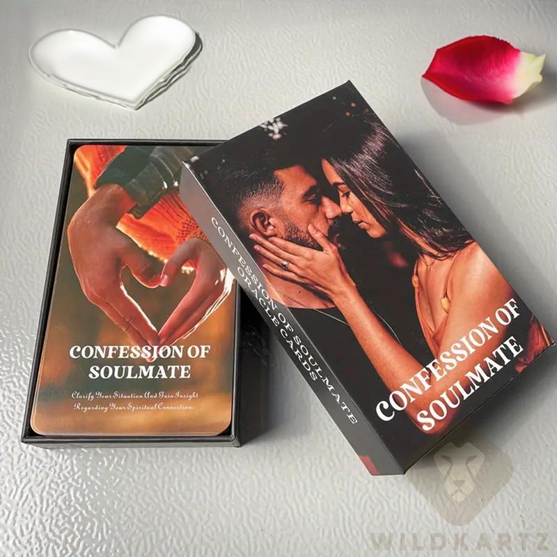 Confession of Soulmate Oracle Deck: 54 Oracle cards for love, relationships, soulmates, twin flame, oracle readings, oracle card deck, tarot card deck, unique tarot