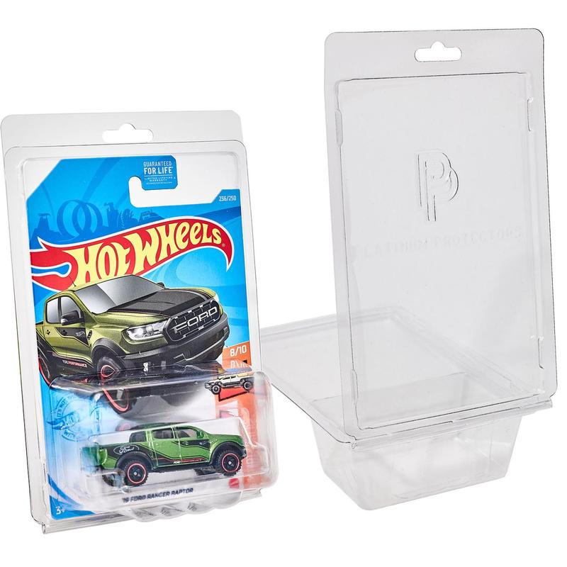 Hot Wheels Mainline Protector Case and Matchbox Cars Clamshell Blister Packs