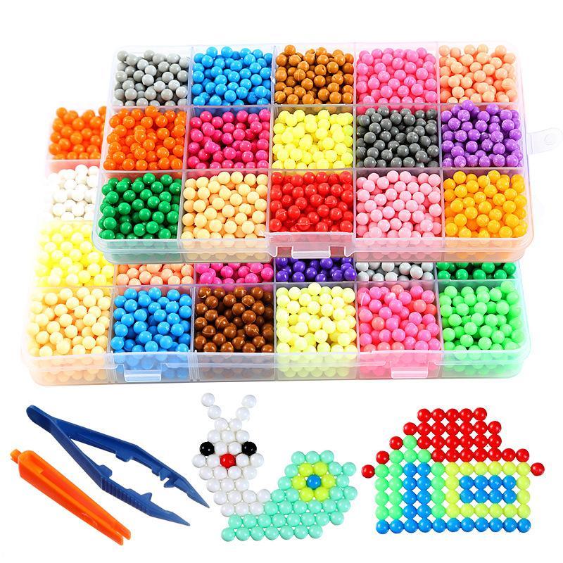 DIY Water Beads, 1 Set Water Beads Handmade Water Sticky Beads Play Set, Teenager's Creative Handmade Educational Toys