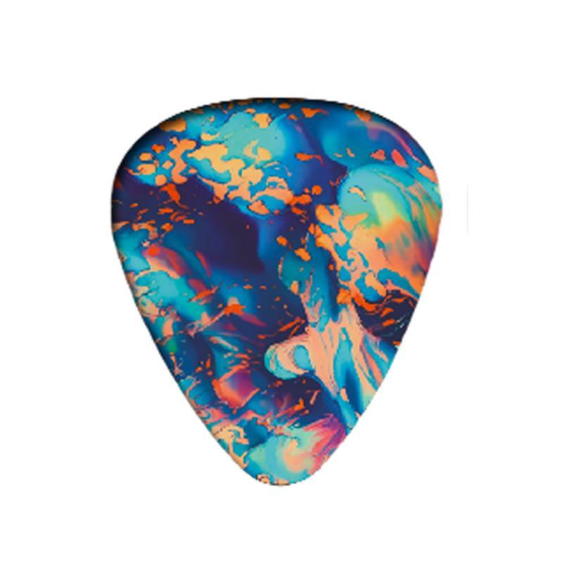 Marble Pattern Guitar Pick (12pcs set), Colorful Double Sided Printed Guitar Pick, Music Accessories For Guitar Ukulele Banjo