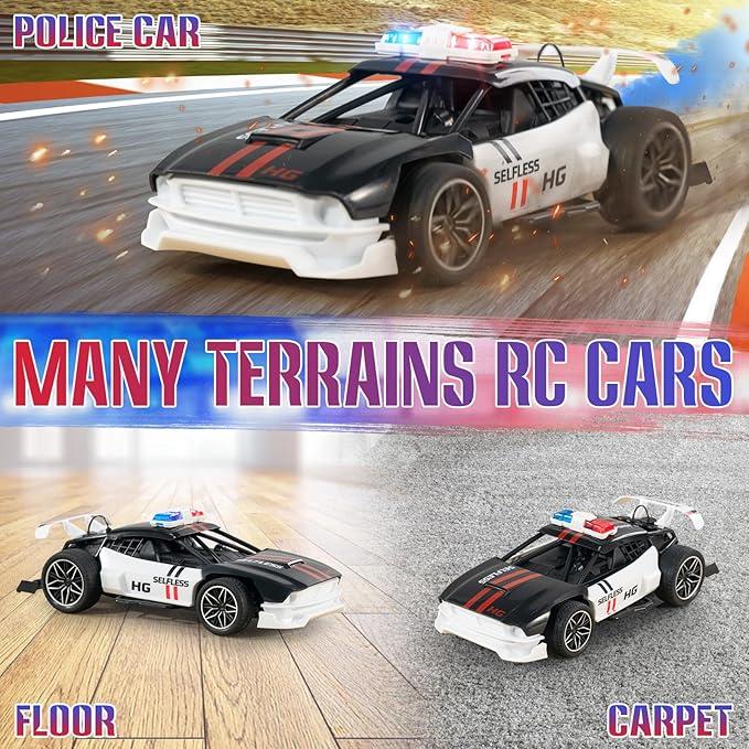 Carox 2024 Cool Mini RC Car: 1:24 accurate scale,rechargeable battery. Gorgeous lights, dream spray,best gift for boys girls on Christmas and birthday