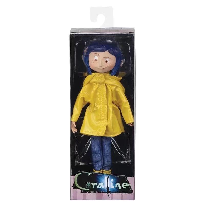 Coraline Bendy Doll in Rain Coat 7“