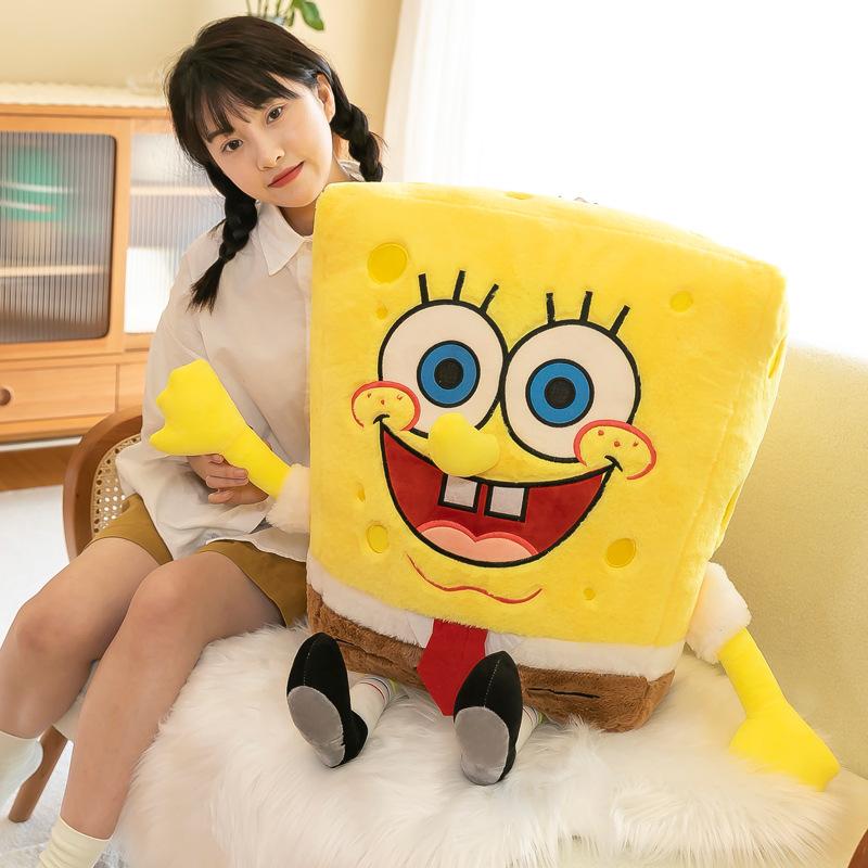 Spongebob Sit Plush 13.8 Inch  23.6 Inch Collectible, Soft Spongebob Sit Plushie from Spongebob Squarepants Plush Collection for Fans