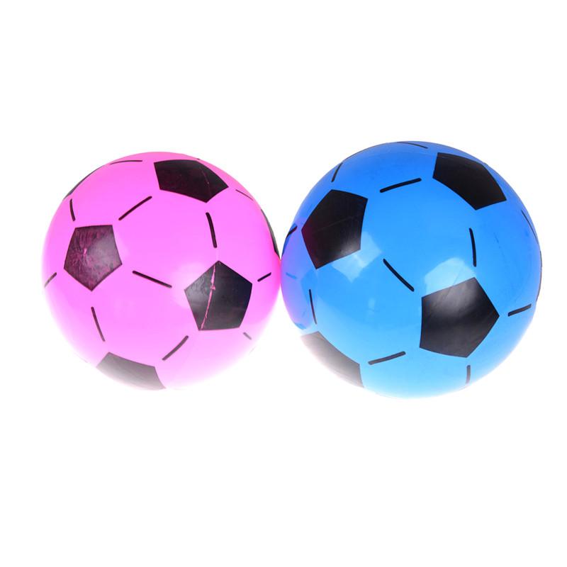 1PC Inflatable PVC Football Soccer Ball Kids Children Beach Pool Sports Ball Toy