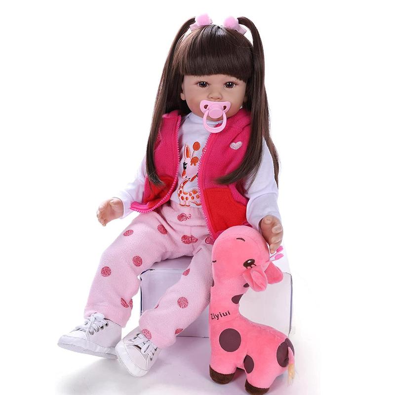 22 Inch Girl Doll, Lifelike Reborn Baby Dolls, Reborn Dolls, Gift Toys for Kids Birthday, Kids Toys