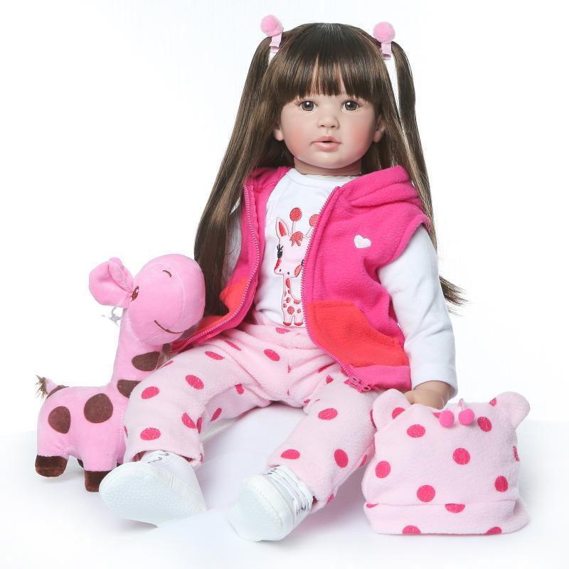 22 Inch Girl Doll, Lifelike Reborn Baby Dolls, Reborn Dolls, Gift Toys for Kids Birthday, Kids Toys