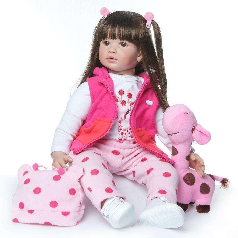 22 Inch Girl Doll, Lifelike Reborn Baby Dolls, Reborn Dolls, Gift Toys for Kids Birthday, Kids Toys