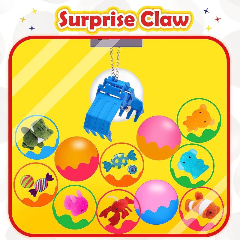 Christmas 2024 Gifts  Claw Machine Arcade Toy with LED Light & Adjustable Sound, Rechargable Dispenser Toys Mini Vending Machine for Kids - Perfect Christmas New Year & Birthday Big Gifts for Kid