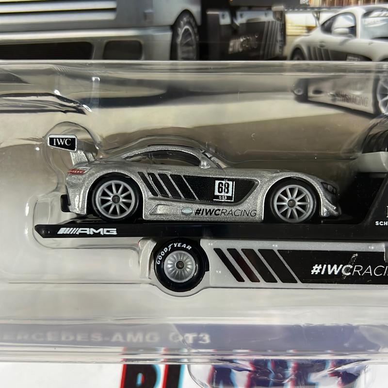 Hot wheels team transport 16 Mercedes-amg gt3   Fleet Street diecast car - scale 1:64