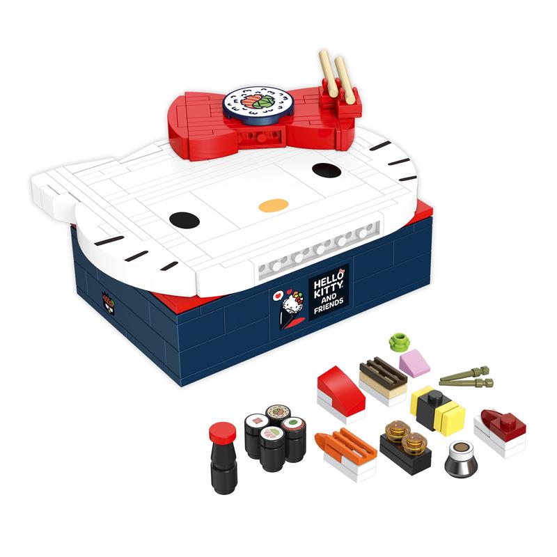 Hello Kitty Bento Box Brickcraft Building Set