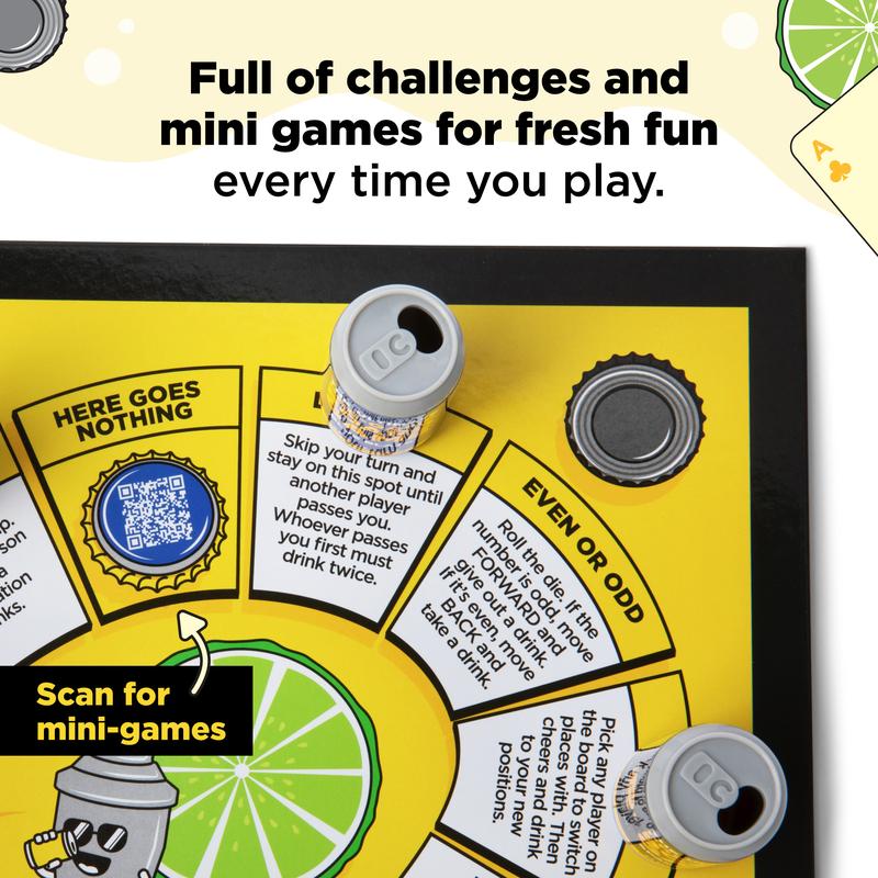 Buzzed The Ultimate Pre-Game Board Game for Adults - Mini-Games, Challenges, and QR Codes