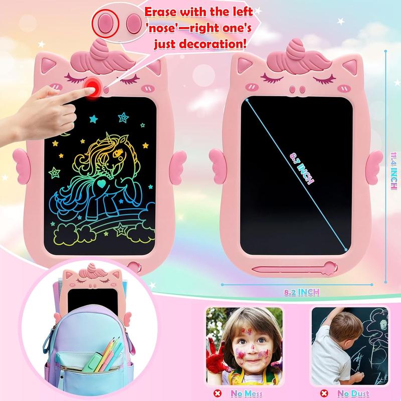 Toys for 1 2 3 Year Old Girl Gifts,10IN LCD Writing Tablet for , Toys  1-2 Drawing Tablet,Doodle Board for  Girls Toys  4-5,Educational Learning Toys for Christmas Birthday Gifts