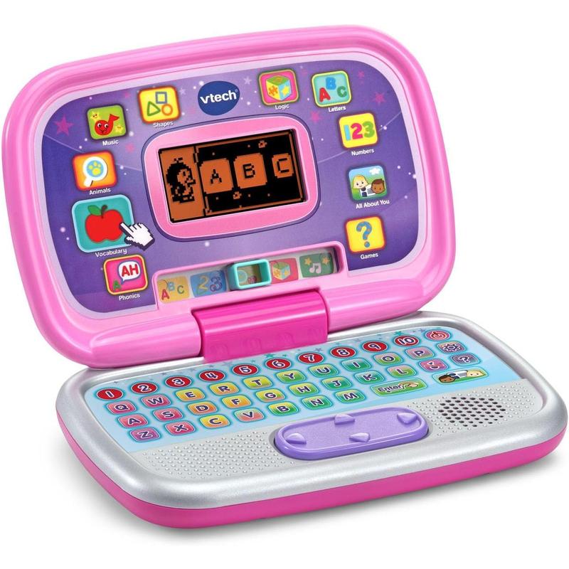 VTech Play Smart Preschool Laptop, Pink