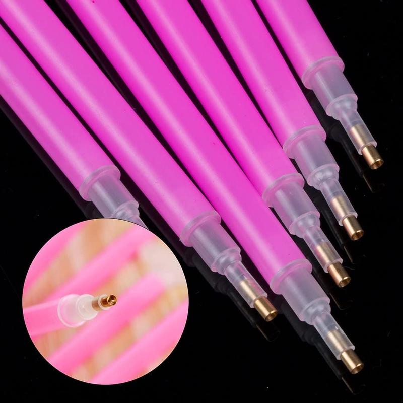 DIY Art Crafts, 29pcs DIY Paint In Diamond Tool Kit, Including Diamond Stitch Pen, Tweezer, Glue, Tray