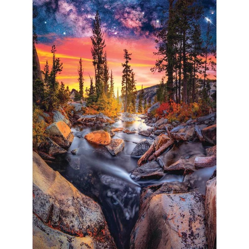 Forest Magic Hour - 1000 Piece Jigsaw Puzzle for Adults Challenging Puzzle Perfect for Game Nights - Finished Puzzle Size is 26.75 x 19.75