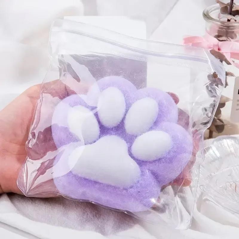 Super Soft Plush Cat Paw Decompression Toy Silicone Slow Rebound