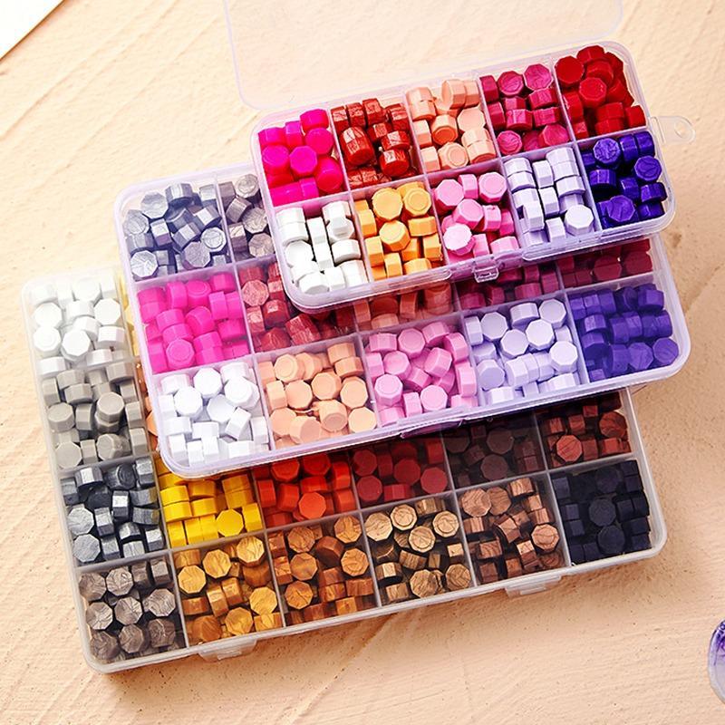 15 Grid DIY Wax Bead Kit, 1 Box Wax Bead For Jewelry Making, DIY Craft, Jewelry Making Supplies