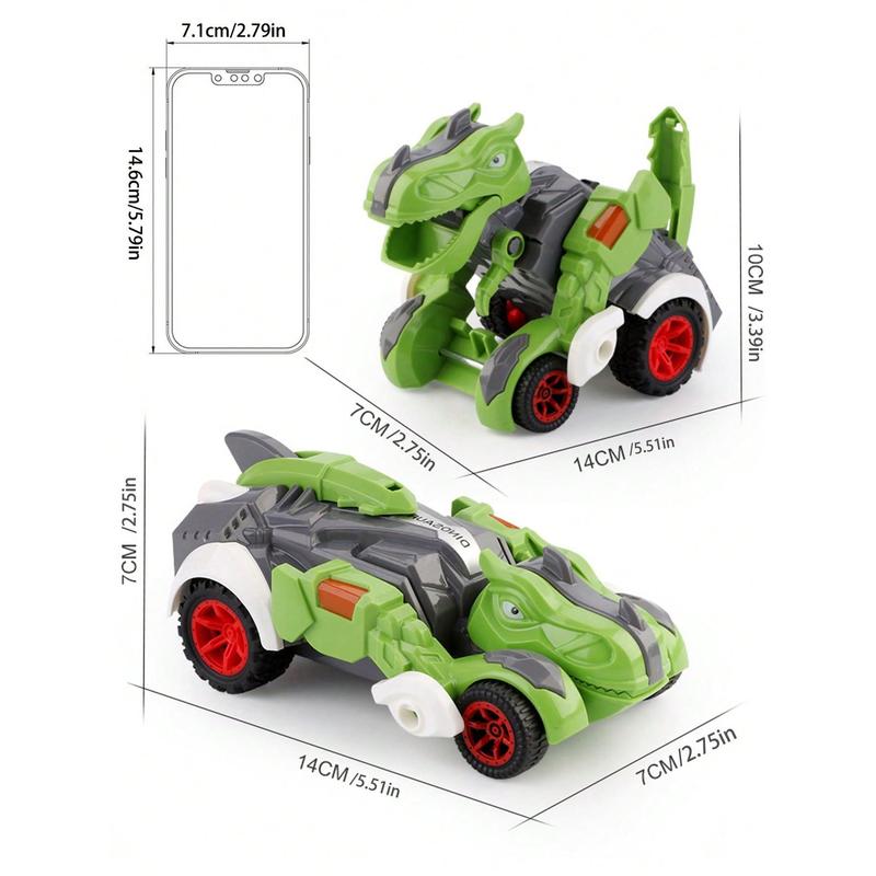 Dinosaur Crash Transforming Car Toy Halloween Decoration,Toys,Kids Toys,Boys Toys