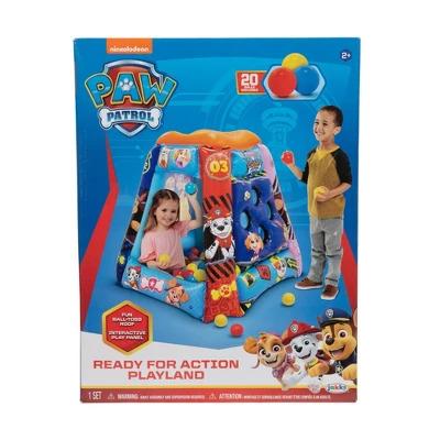 PAW Patrol Inflatable Kids Ball Pit Playland with 20 Soft Flex Balls