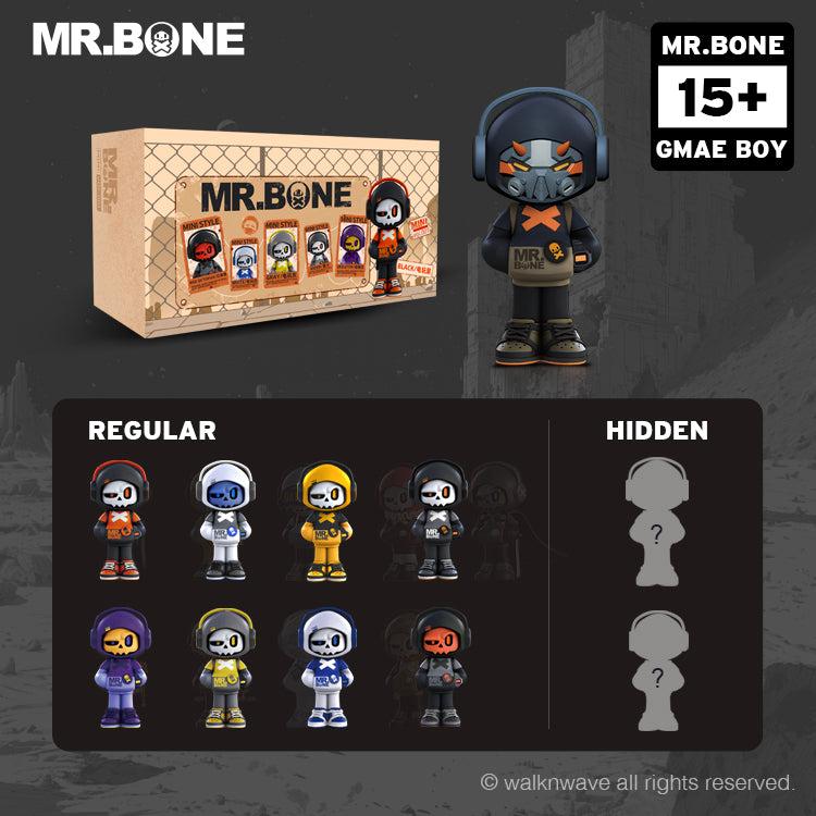 MR.BONE MINI Series Second Generation: A Journey Through Time Junior First Day Game boy Blind Box,Character Figurine,designer toys,desk decoration