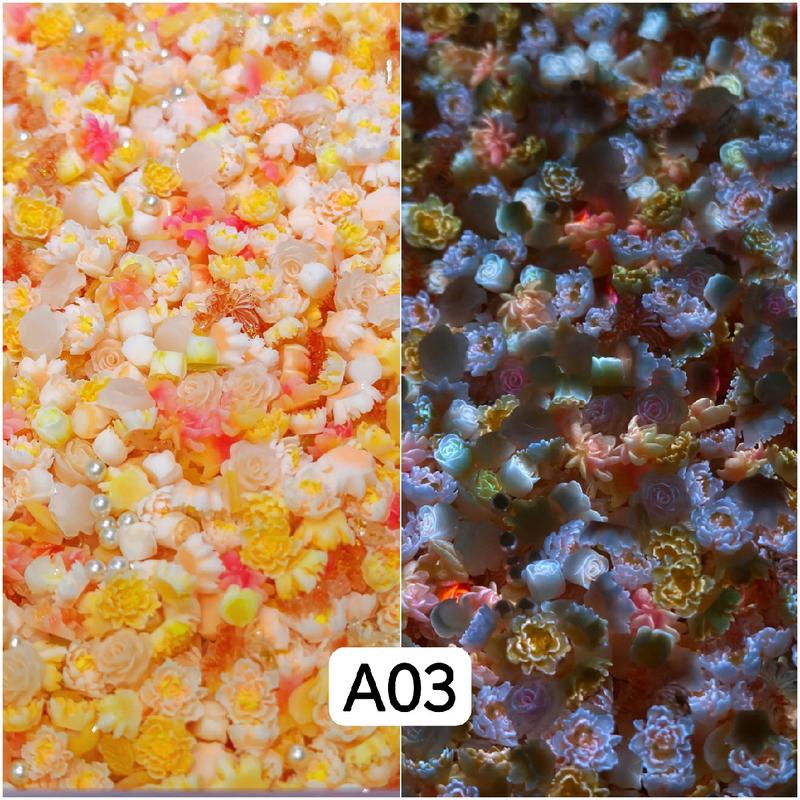 [Thanksgiving & BF Sale] Luminous Resin Flowers for Nail Arts and DIY