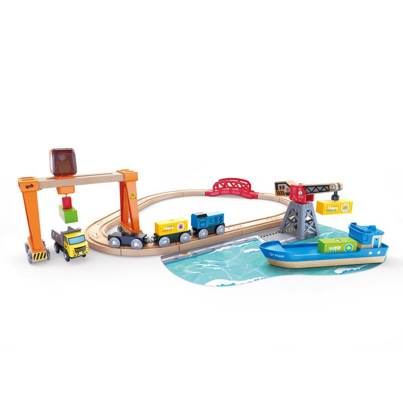 Hape Lift & Load Harbour Set