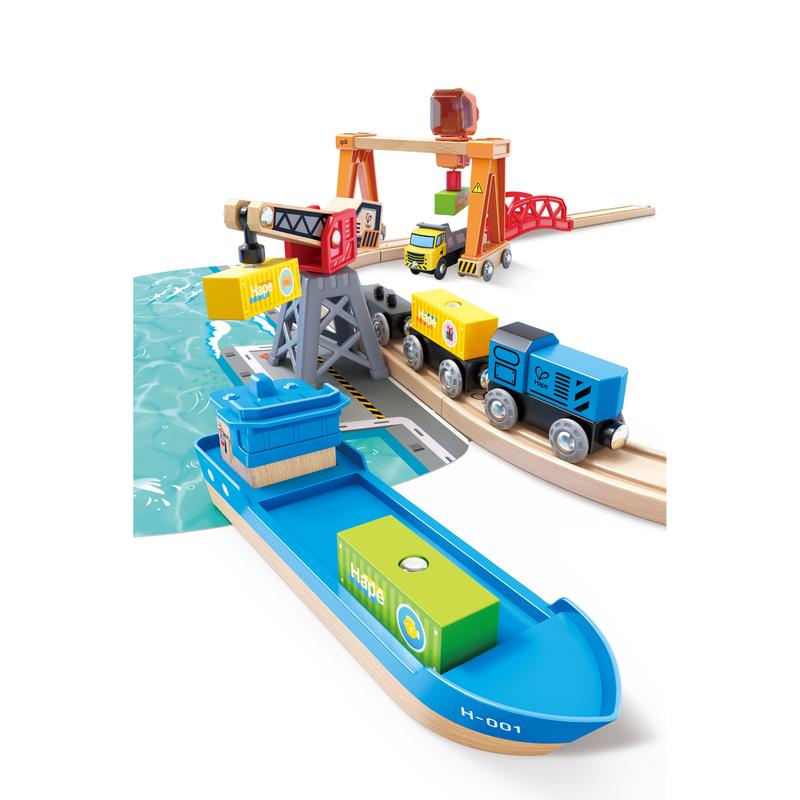 Hape Lift & Load Harbour Set