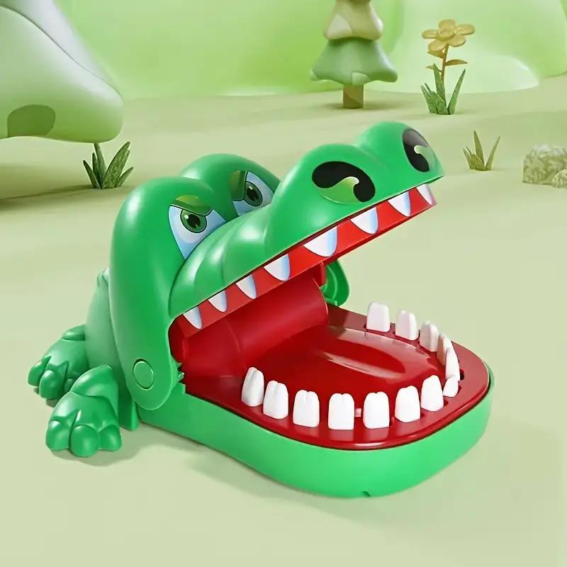 Fun Biting Crocodile Game, 1 Count Crocodile Party Toys without Power Supply, Party Activities Supplies for Birthday, Wedding, Festival