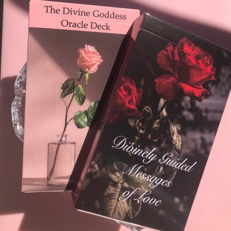 Oracle Deck Bundle- Divinely Guided Messages of Love and Divine Goddess Oracle - 2 decks