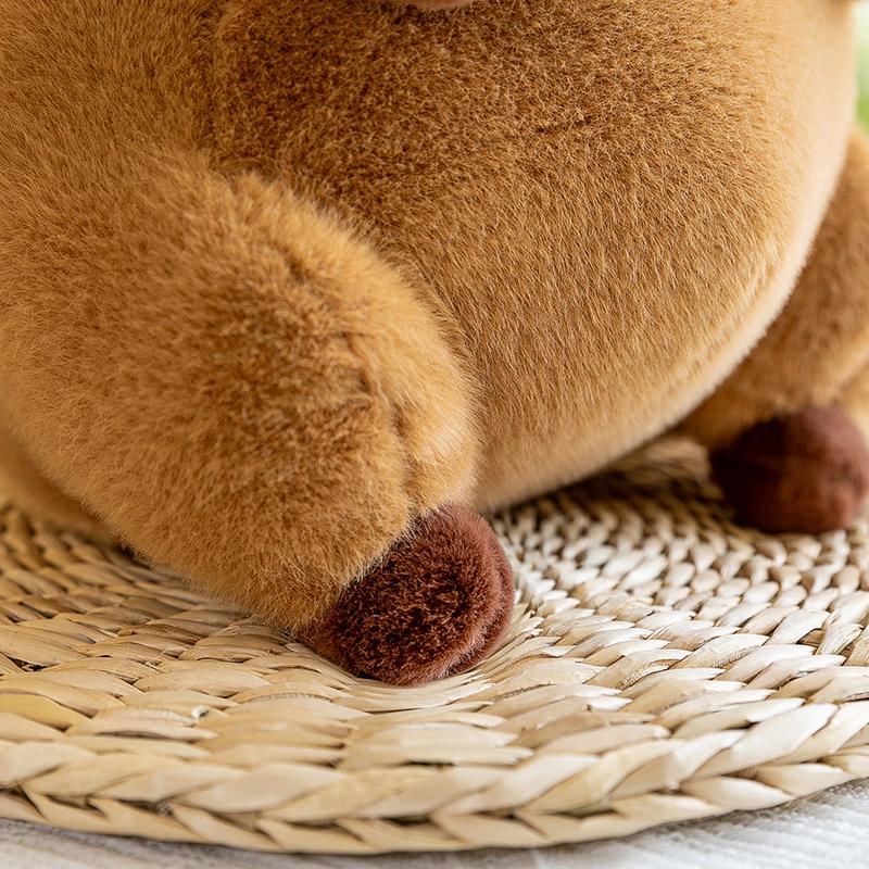 13.7-inch soft cute head duck stuffed capybara doll stuffed toy bed doll sleeping pillow birthday gift & holiday gift pillow birthday