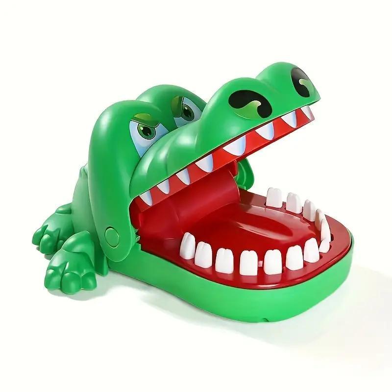 Fun Biting Crocodile Game, 1 Count Crocodile Party Toys without Power Supply, Party Activities Supplies for Birthday, Wedding, Festival