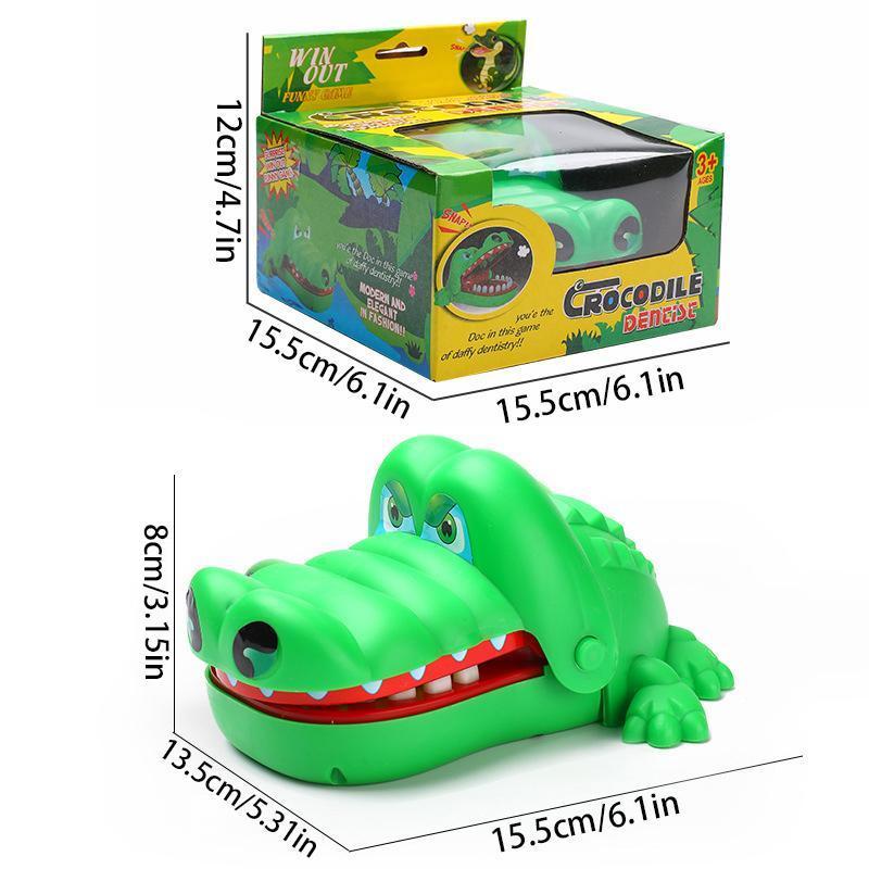 Fun Biting Crocodile Game, 1 Count Crocodile Party Toys without Power Supply, Party Activities Supplies for Birthday, Wedding, Festival