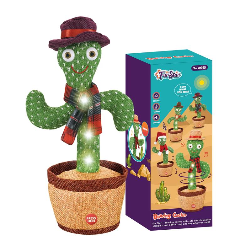 120 Songs Electric Dancing Cactus Toy