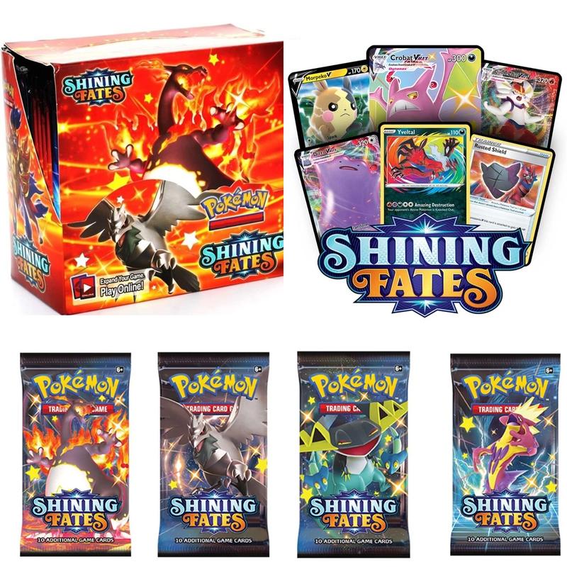 20 50 100 Super Beautiful Premium Evolving Skies Pokemon Cards Many Types Darkness Ablaze, Battle Style, Shining Fates